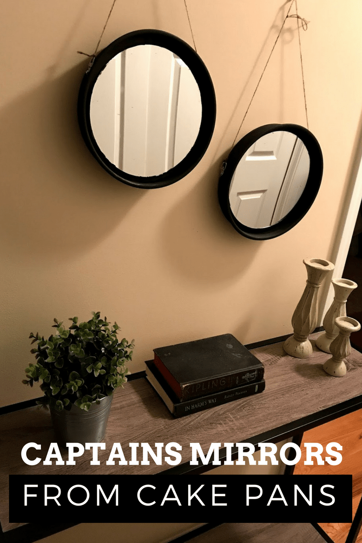 Creating captain’s mirrors from cake&nbsp;pans