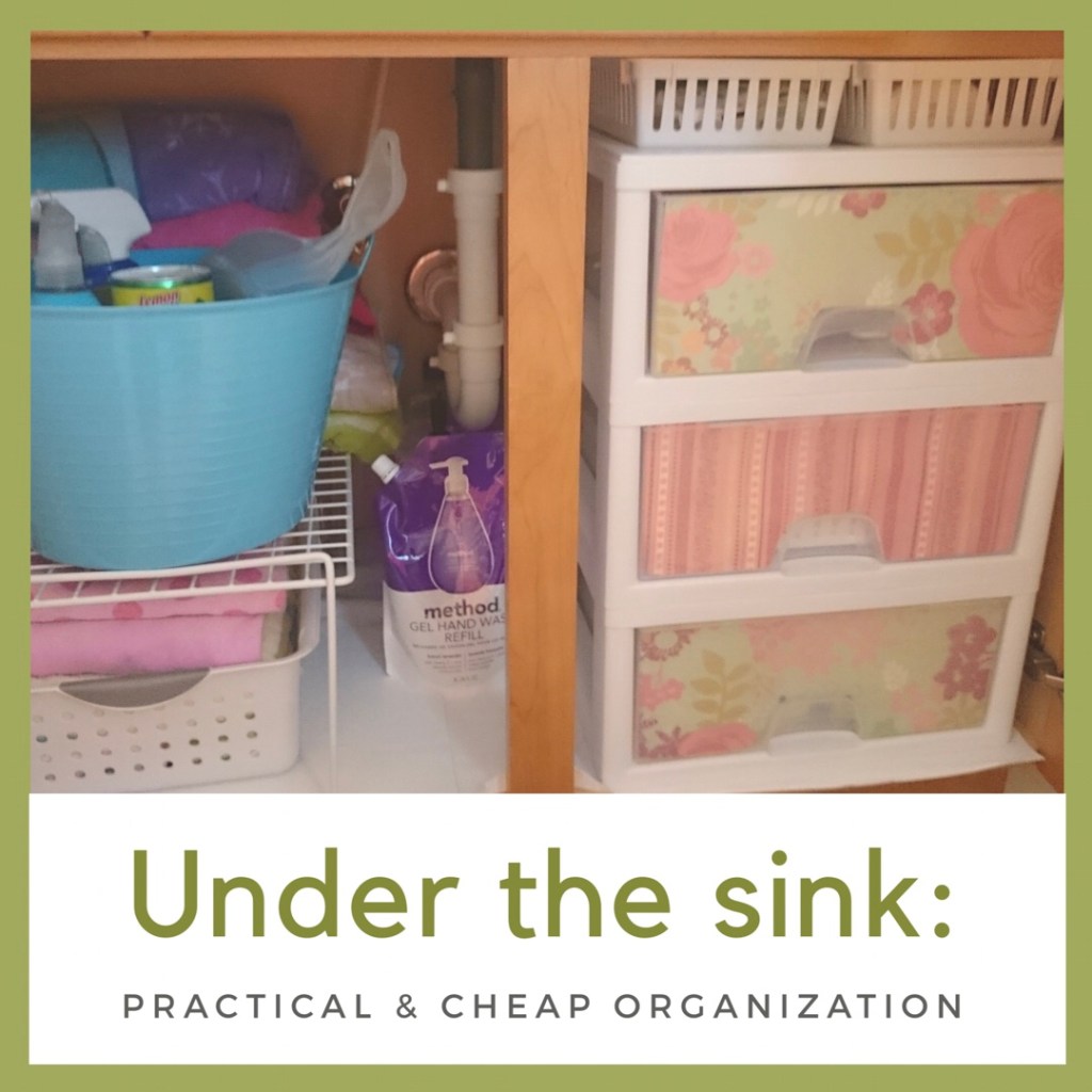 Under the sink: practical and cheap&nbsp;organization