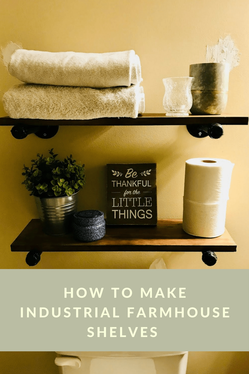 Creating rustic bathroom shelves from plumbing&nbsp;pipes