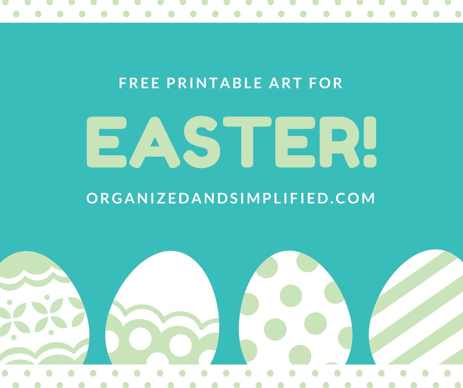 Free Easter printable&nbsp;art