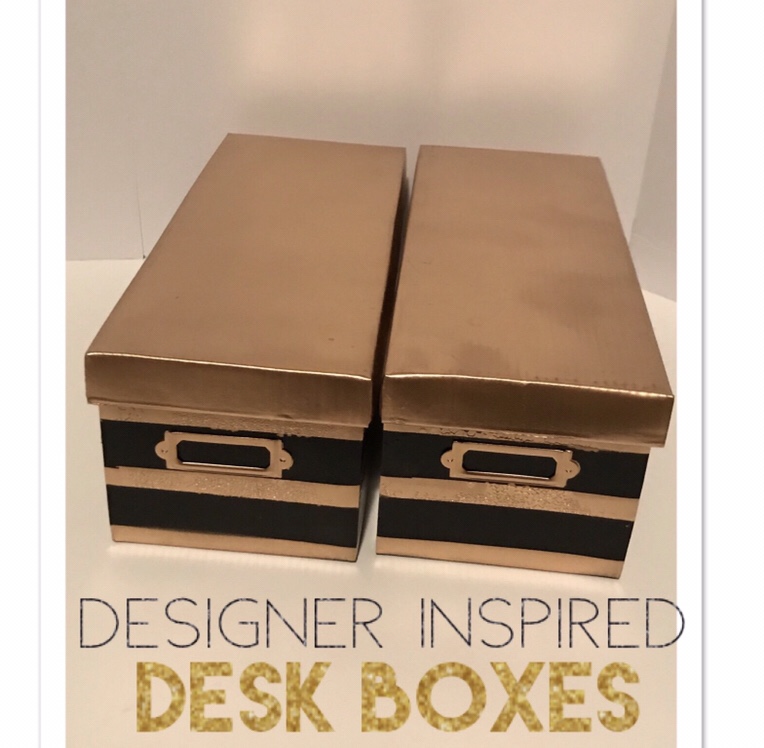DIY Kate Spade Inspired Desk&nbsp;Boxes