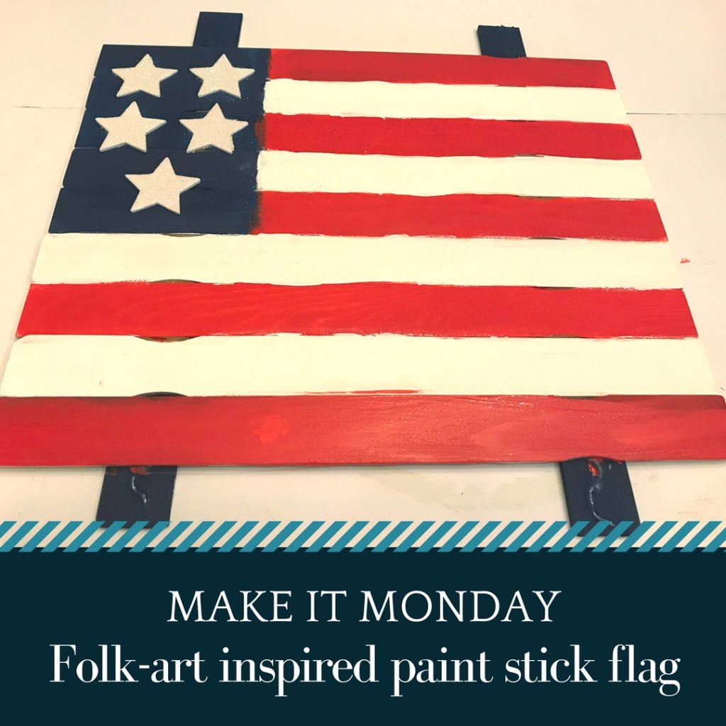 Memorial Day Craft: How to Make a Paint Stick&nbsp;Flag