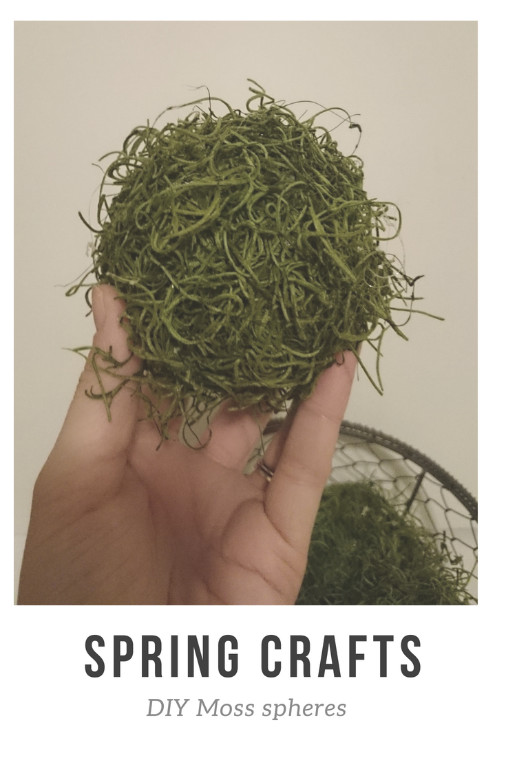 Spring and summer crafts: DIY moss&nbsp;spheres
