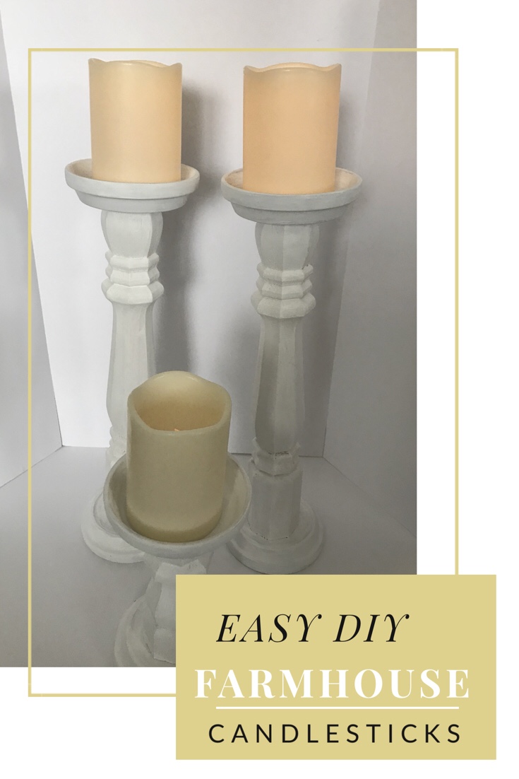 Make it Monday: Easy Farmhouse&nbsp;Candlesticks