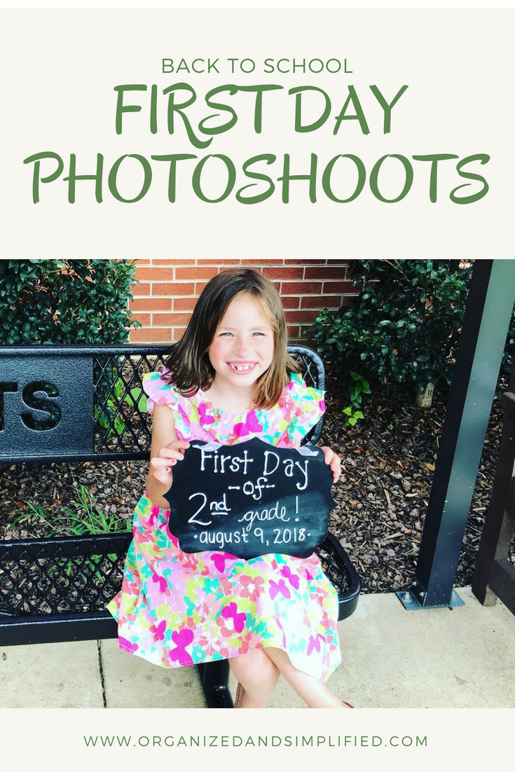 First day of school…and a super cute photo idea