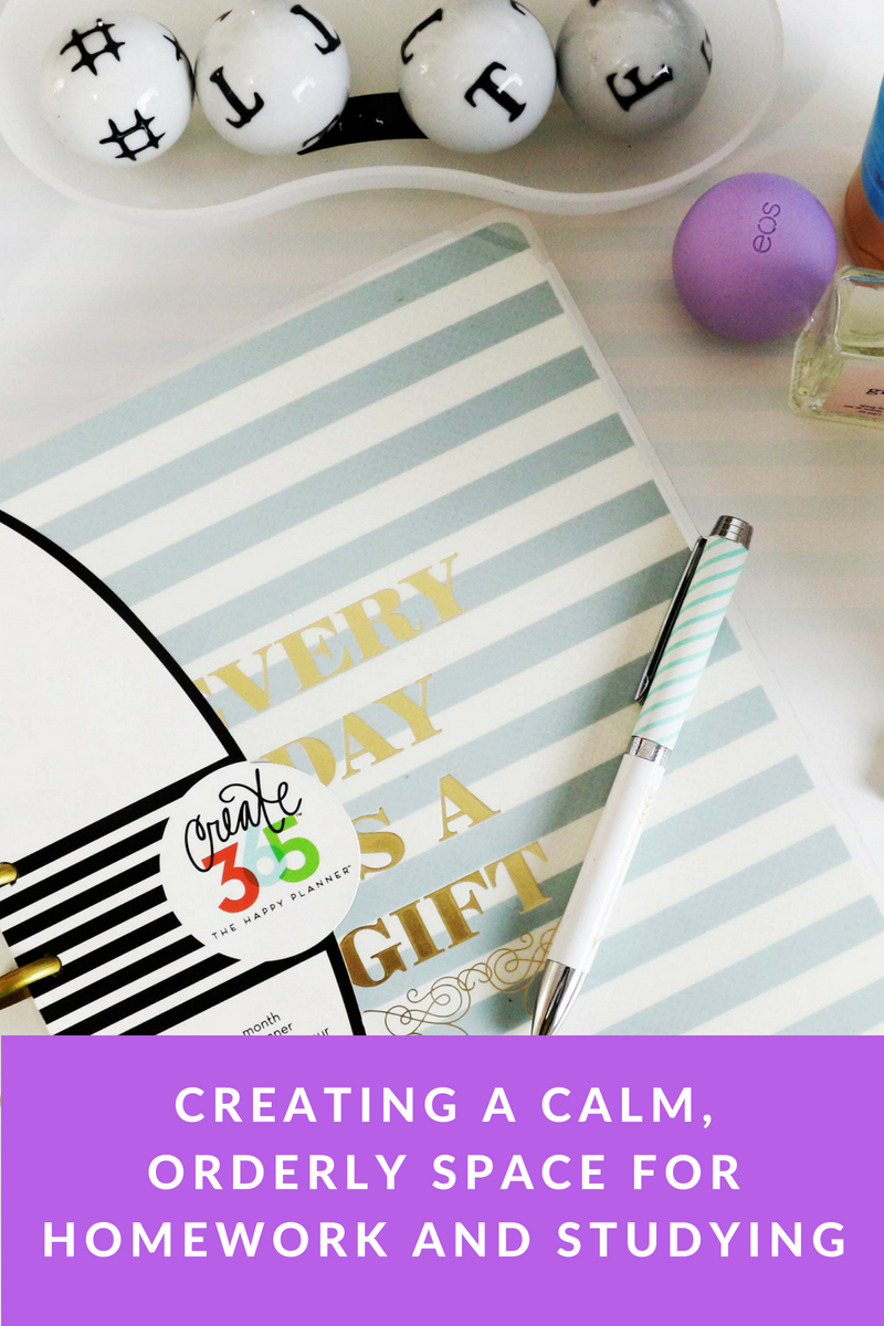 Creating a calm, orderly space for homework and&nbsp;studying