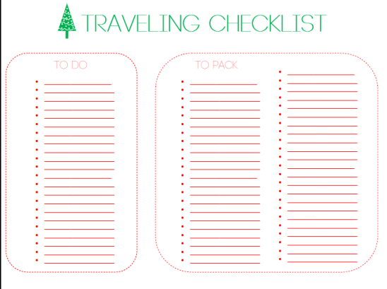 Travel checklist