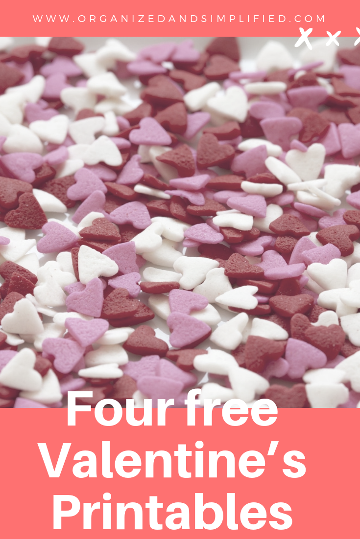 Four free Valentine’s Printables