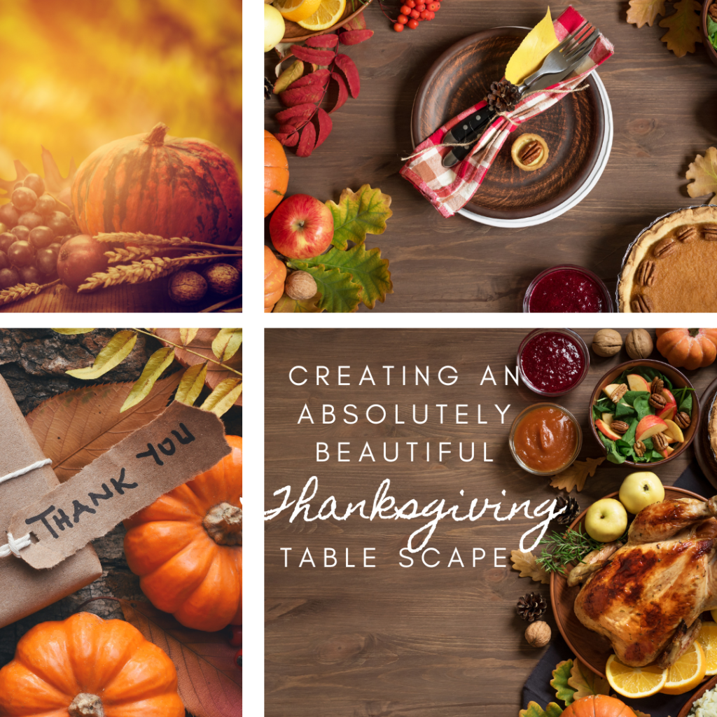 Creating absolutely beautiful Thanksgiving table&nbsp;scapes