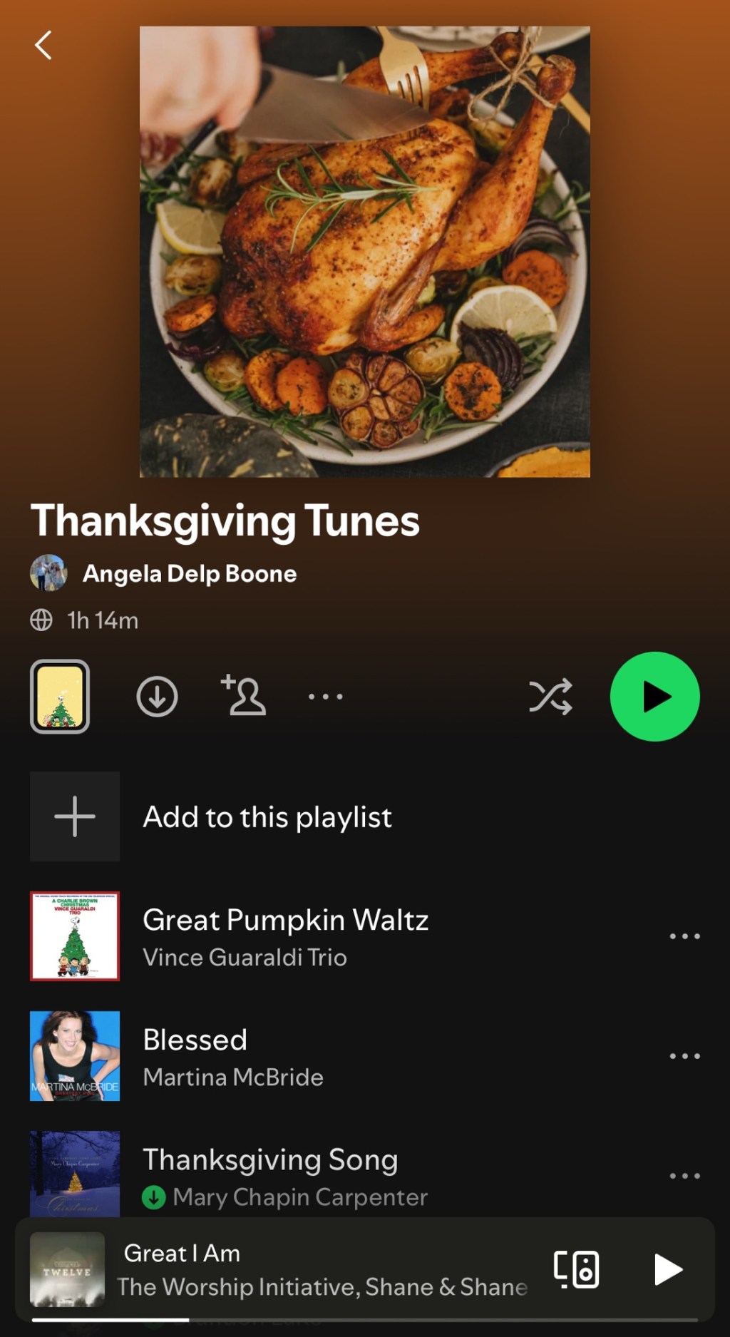 Thanksgiving Tunes